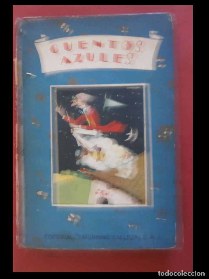 Libros antiguos: Cuentos azules. Cuentos de Calleja - Foto 1
