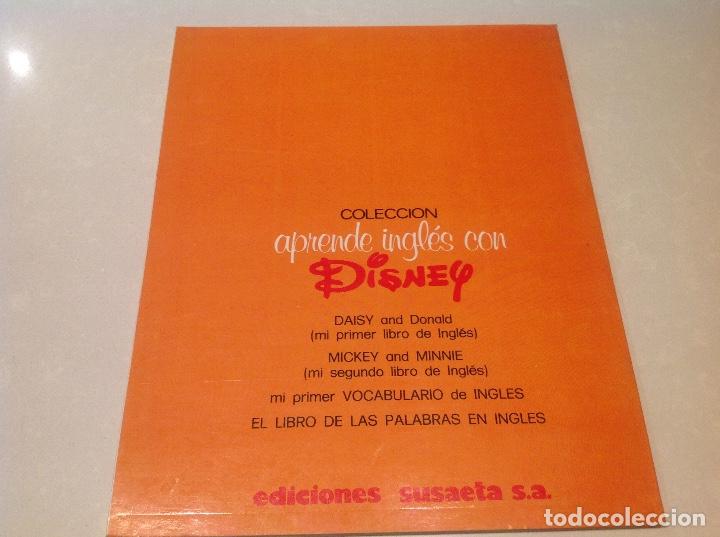 Libros antiguos: MICKY Y MINNIE, Walt Disney INGL&Eacute;S - Foto 2