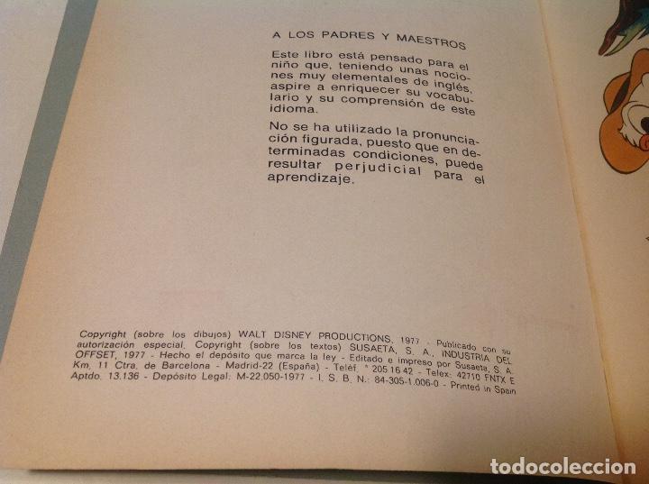 Libros antiguos: MICKY Y MINNIE, Walt Disney INGL&Eacute;S - Foto 4