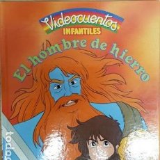 Libros antiguos: VIDECUENTOS INFANTILES - EL HOM,BRE DE HIERRO - SOLO EL CUENTO -