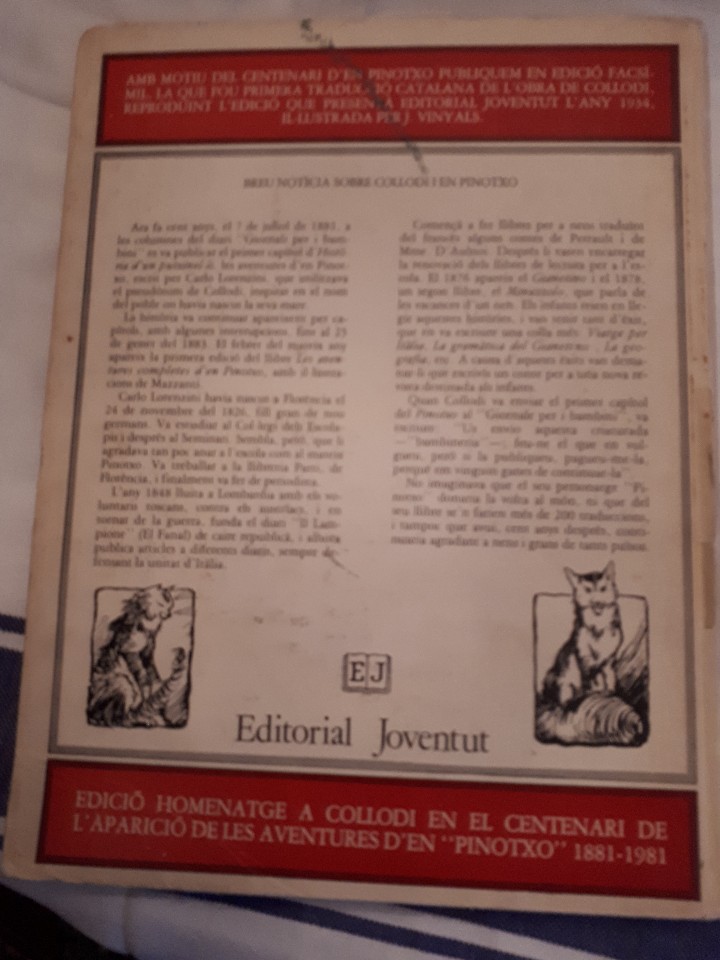 Libros antiguos: LES AVENTURES DEN PINOTXO - Foto 4