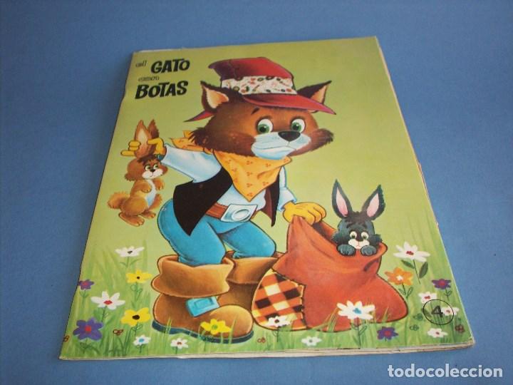 Libros antiguos: diorama troquelado cuentos dinamicos 4 el gato con botas - Foto 1