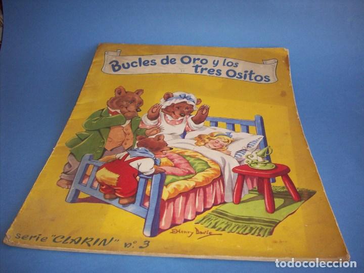 Libros antiguos: bucles de oro y los 3 ositos serie clarin - Foto 1