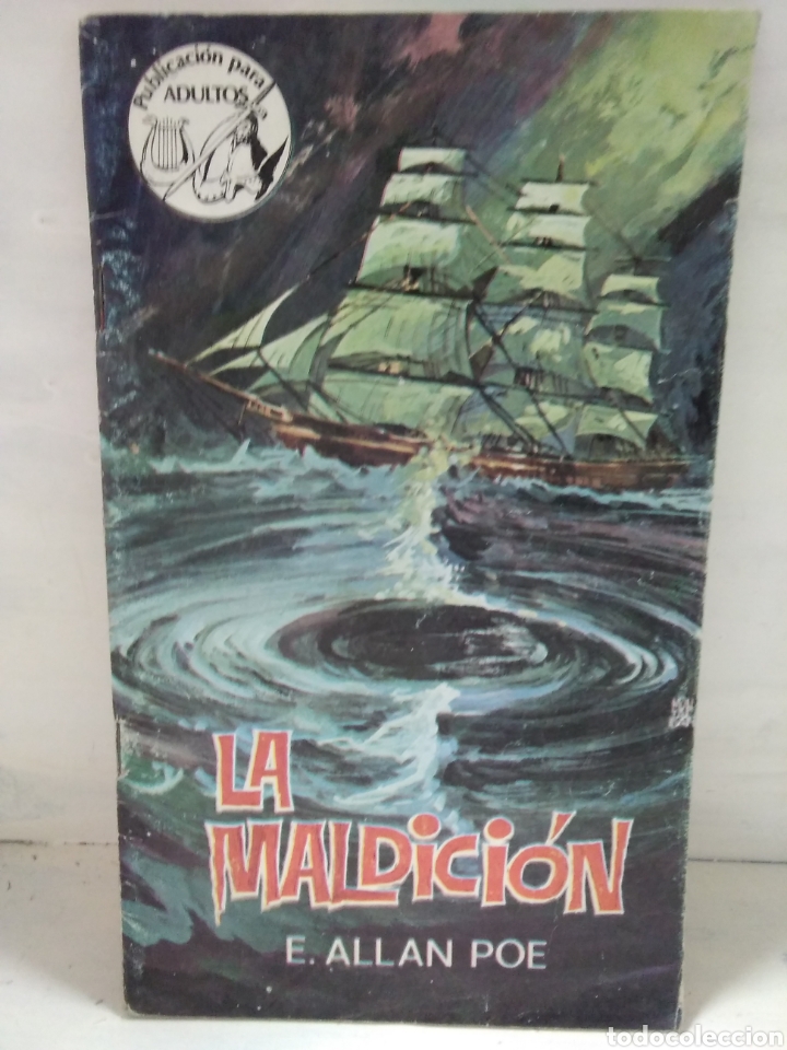 Libros antiguos: LA MALDICI&Oacute;N. E.ALLAN POE - Foto 1