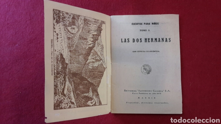 Libros antiguos: CUENTOS DE CALLEJA. LAS DOS HERMANAS. - Foto 4