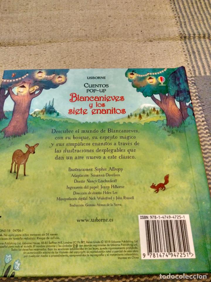 Libros antiguos: CUENTO  EN TRES DIMENSIONES DE  BLANCANIEVES EDITORIAL USBORNE - Foto 2