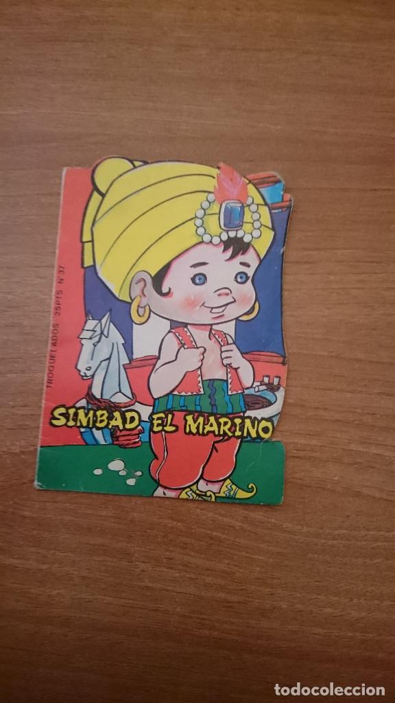 Libros antiguos: MINI CUENTO TROQUELADO - SIMBAD EL MARINO - Foto 1