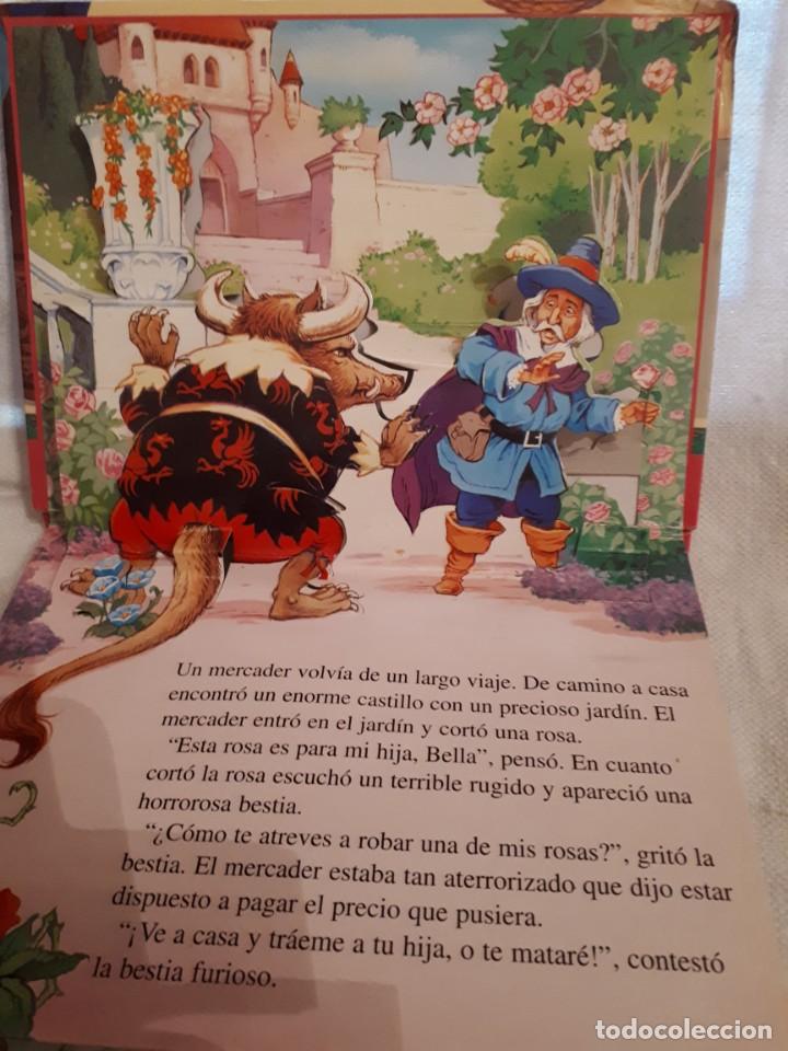 Libros antiguos: la bella y la bestia, EN POP-UP - Foto 2