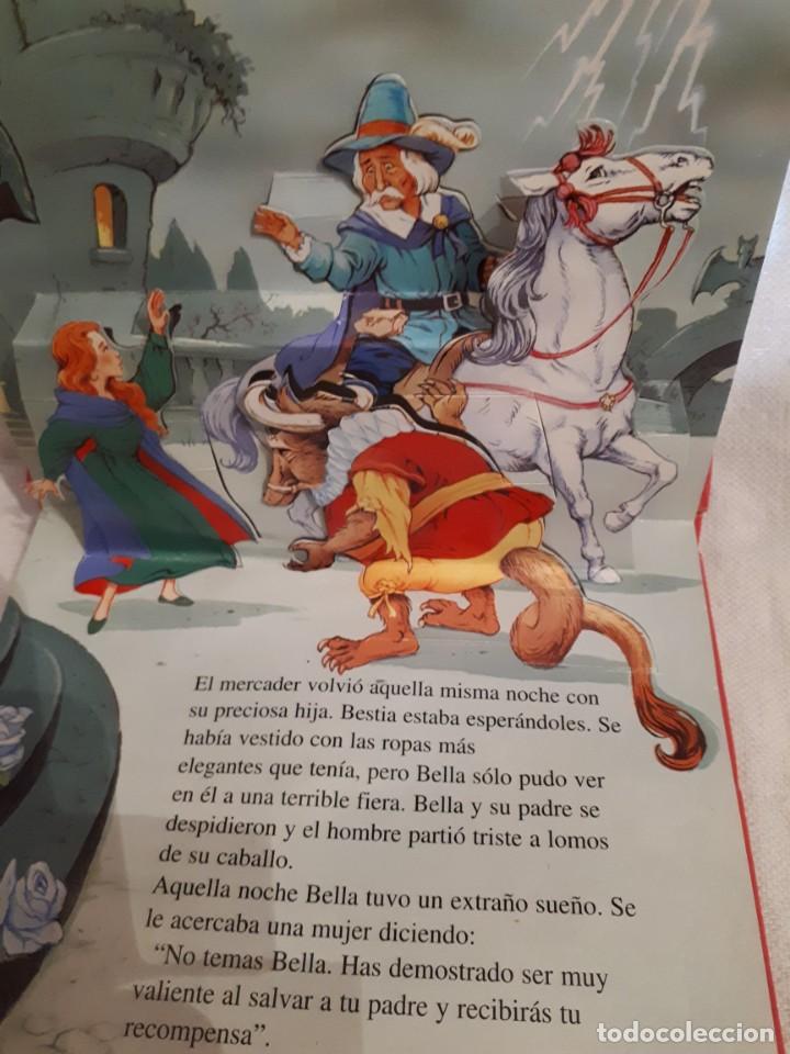 Libros antiguos: la bella y la bestia, EN POP-UP - Foto 3