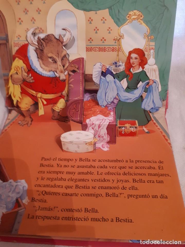 Libros antiguos: la bella y la bestia, EN POP-UP - Foto 4
