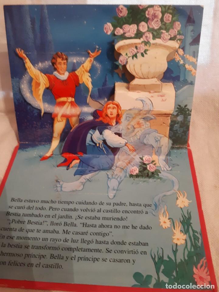 Libros antiguos: la bella y la bestia, EN POP-UP - Foto 6