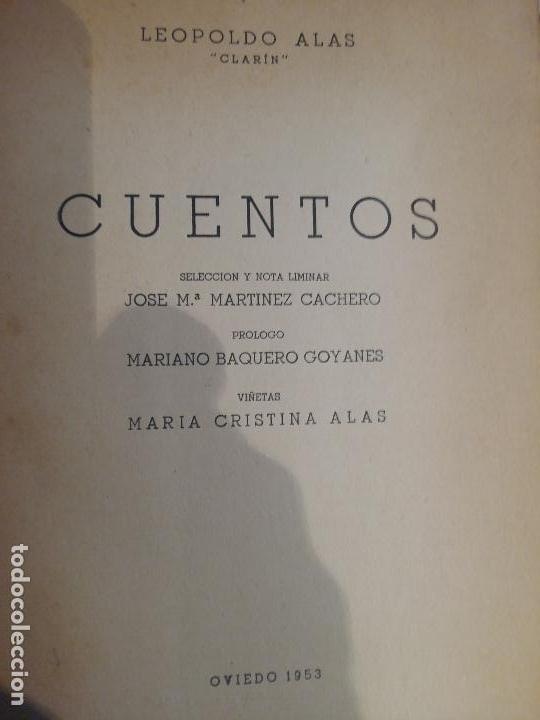 Libros antiguos: Libro de cuentos de Leopoldo Alas Clarin - Foto 2
