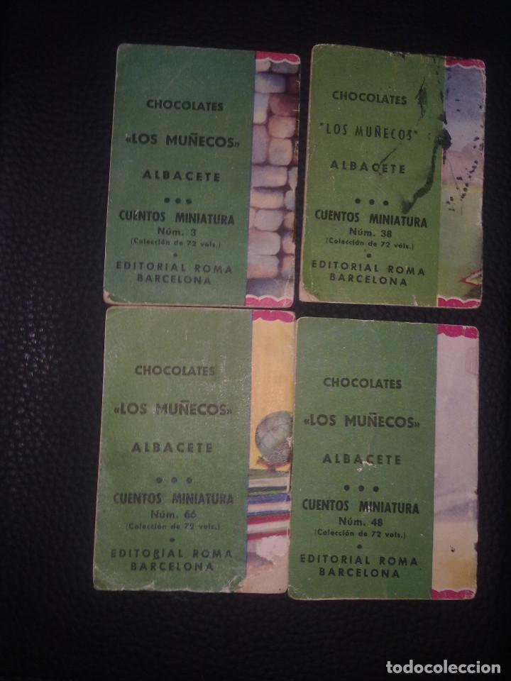 Libros antiguos: 4 MINI CUENTOS DE EDITORIAL ROMA - Foto 2