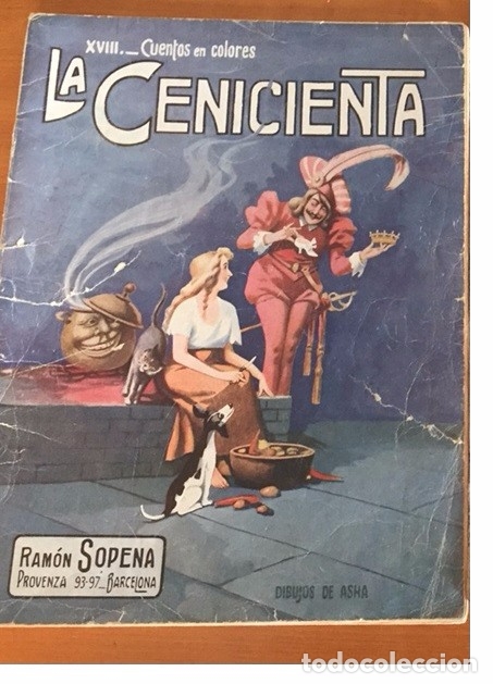 Libros antiguos: 1 cuento de Asna.Cenicienta . - Foto 1