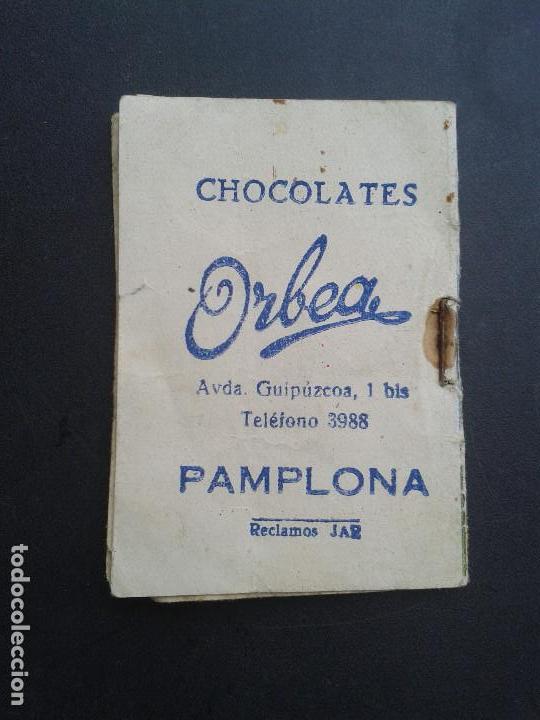 Libros antiguos: MINI CUENTO DE CHOCOLATES ORBEA ( EL INCENDIO ) - Foto 2