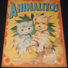 Libros antiguos: ANIMALITOS , GRANDES ALBUMES INFANTILES Nº 4 EDITORIALSIGMAR, 1950. Lote 150699770