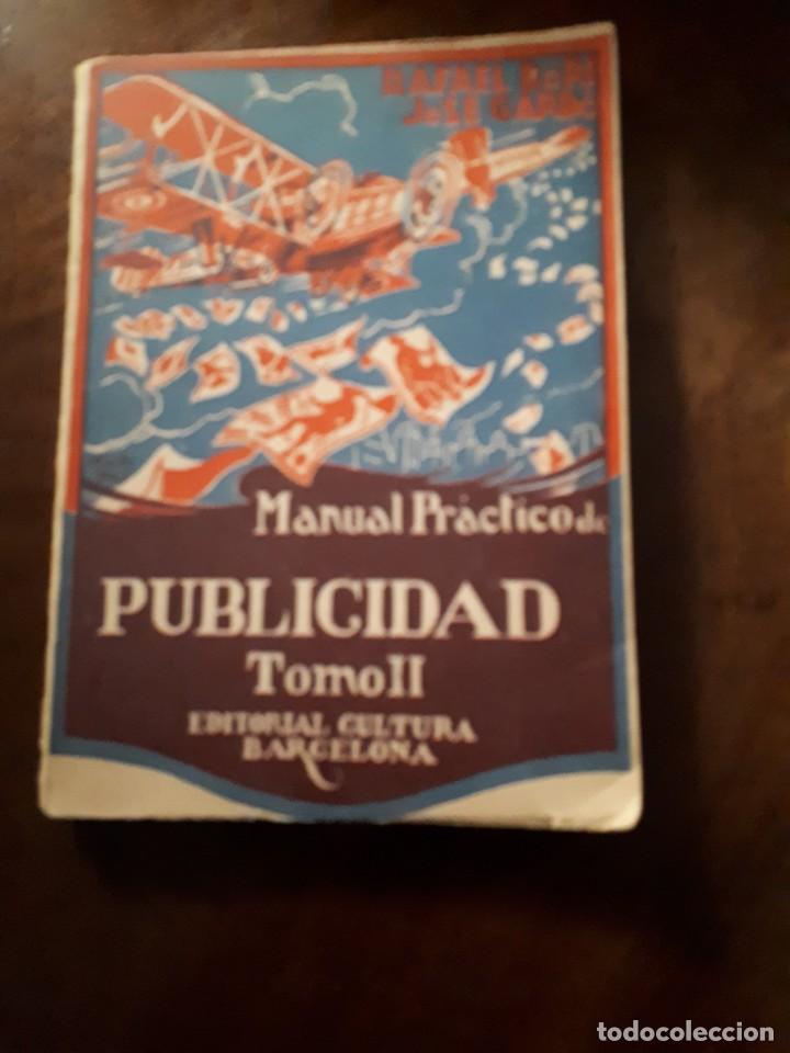 Libros antiguos: PUBLICIDAD, MANUAL PRACTICO - Foto 1