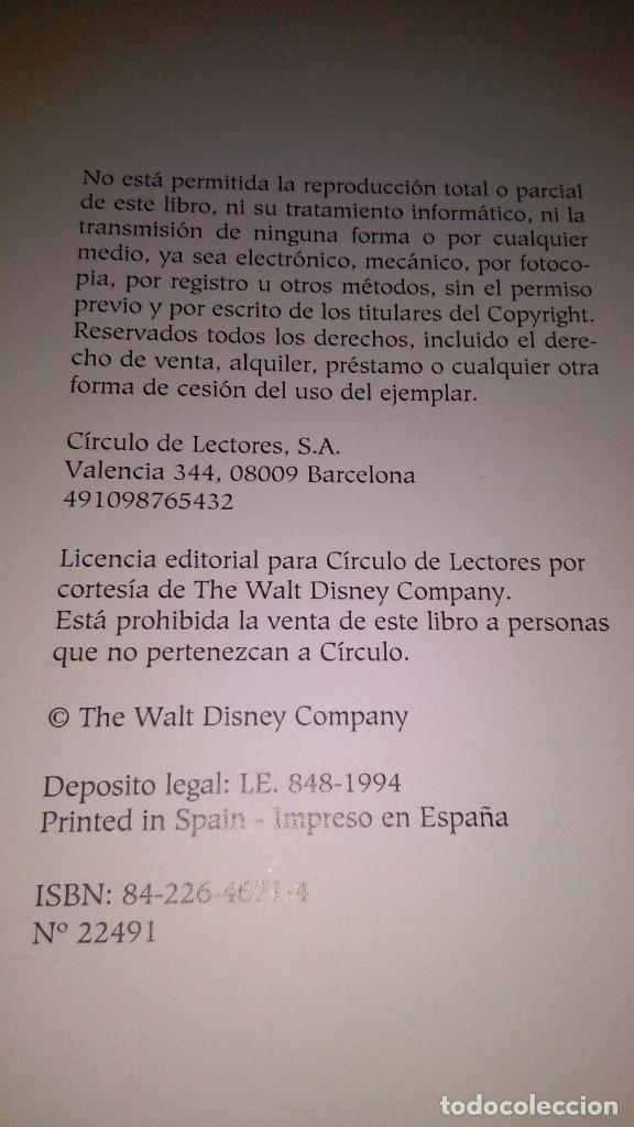 Libros antiguos: Disney pinocho , c&iacute;rculo de lectores - Foto 3
