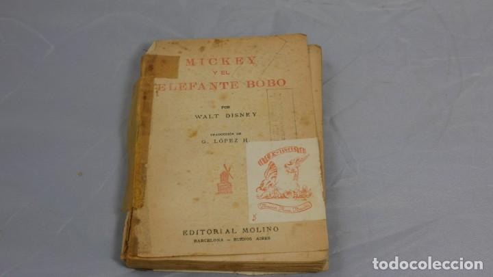 Libros antiguos: MICKEY Y EL ELEFANTE BOBO - Foto 1