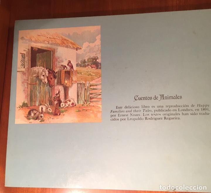 Libros antiguos: Cuentos de Animales una reproduccion de un antiguo libro de Ernest Nister dioramas - Foto 7 - 161011142