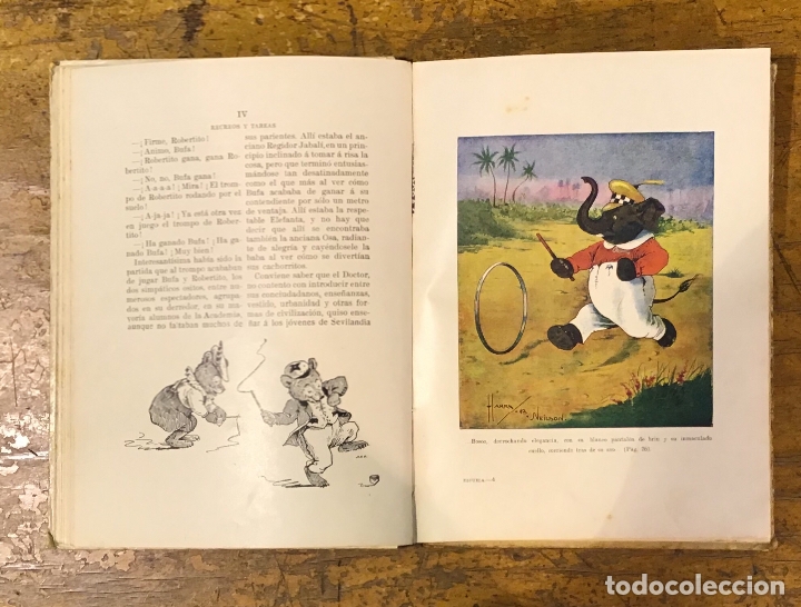 Libros antiguos: ESCUELA DE ANIMALES, ANTIGUO CUENTO - Foto 8