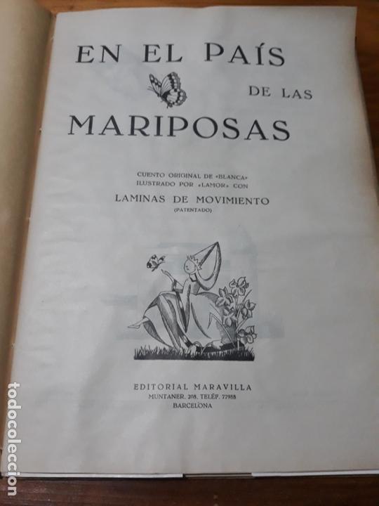Libros antiguos: Cuento en el pais de las mariposas primera edici&oacute;n 1939 - Foto 3