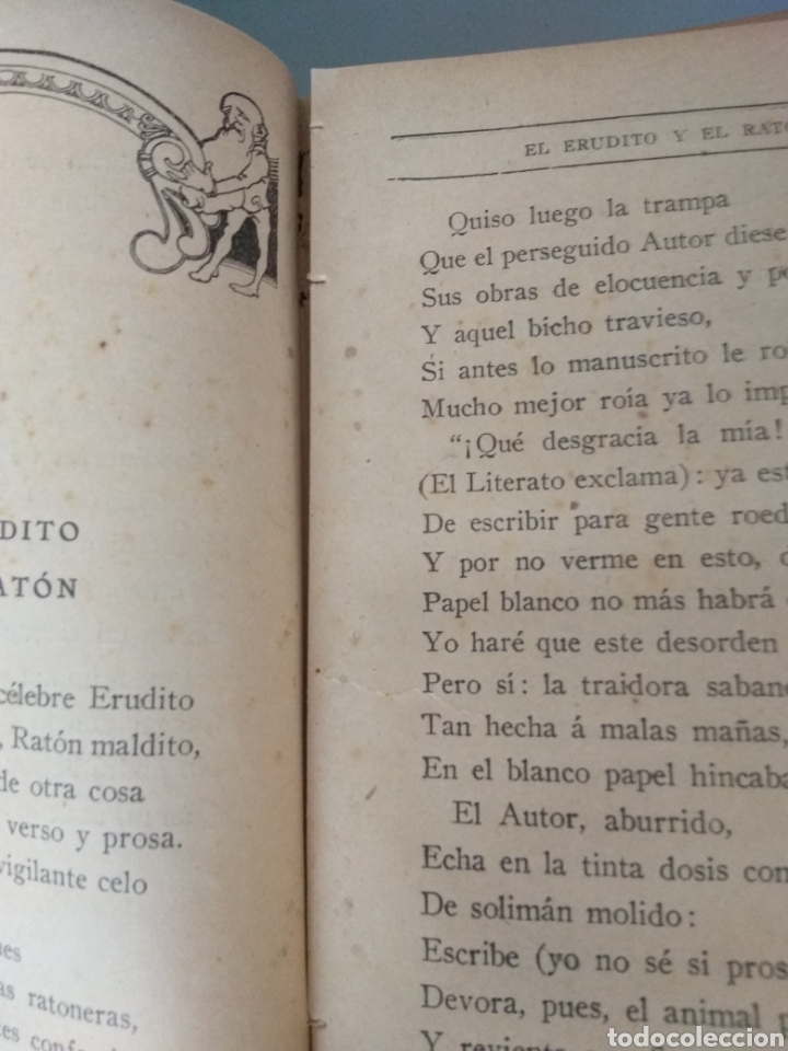 Libros antiguos: F&aacute;bulas de Iriarte. El libro escolar. 1915 - Foto 12