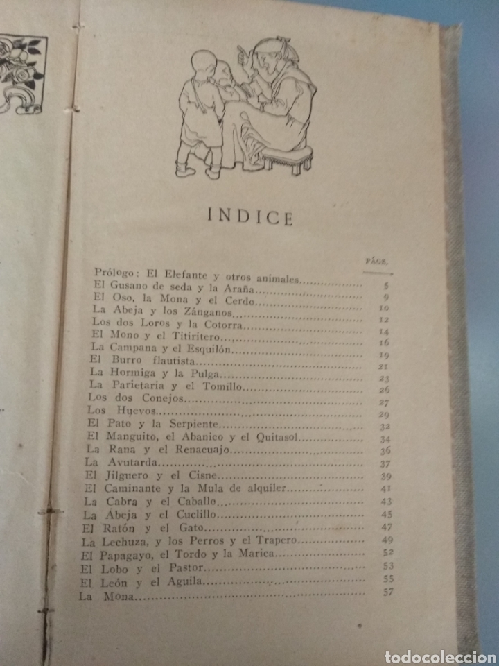 Libros antiguos: F&aacute;bulas de Iriarte. El libro escolar. 1915 - Foto 14