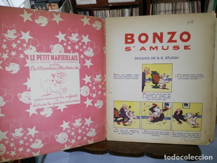 Libros antiguos: Bonzo S&acute;Amuse - Hachette - Dessins de G. E. Studdy (Franc&eacute;s) - Foto 3