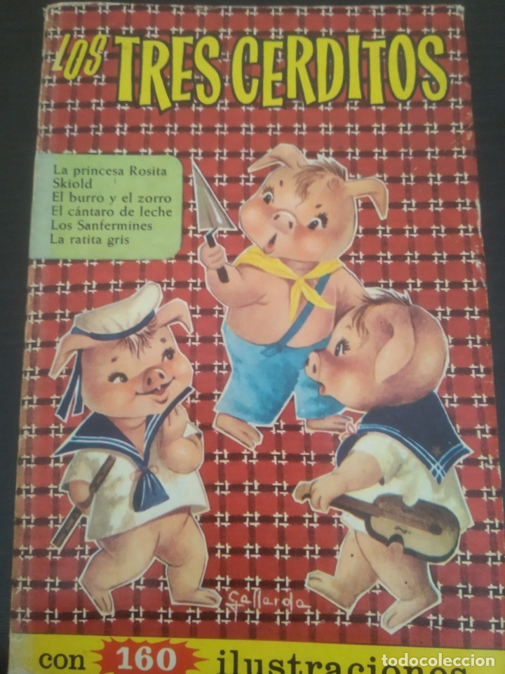 Libros antiguos: LOS TRES CERDITOS - Foto 1