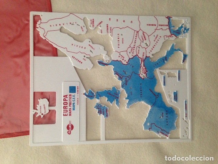 Libros antiguos: L4. MAPA POL&Iacute;TICO COPLASTI - Foto 3