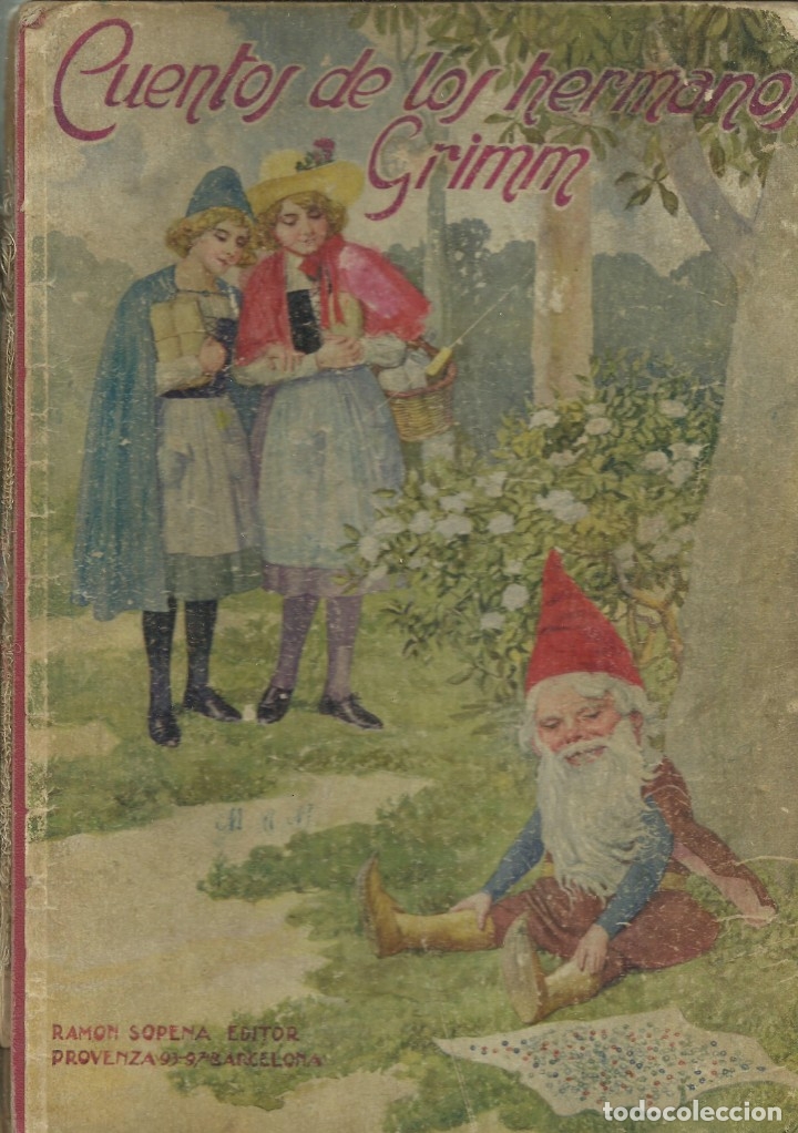 Libros antiguos: Cuentos de los hermanos Grimm. Ram&oacute;n Sopena 1918 - Foto 1
