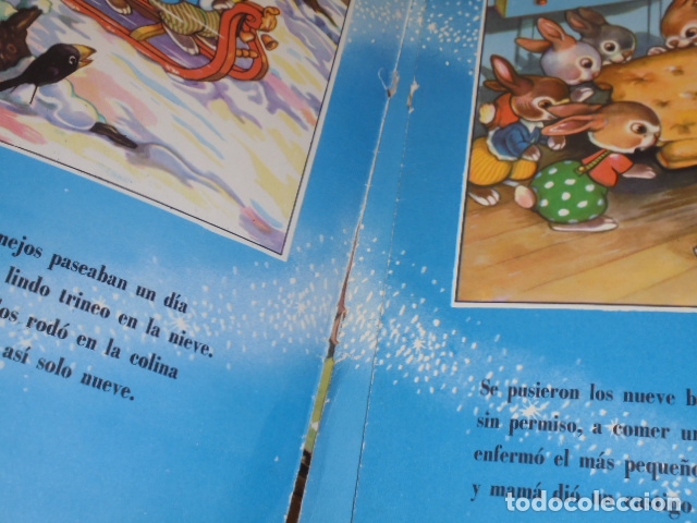Libros antiguos: 10 CONEJITOS - EDITORIAL SIGMAR - Foto 2