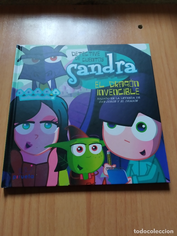 Libros antiguos: Detective de cuentos Sandra el dragon invencible - Foto 1