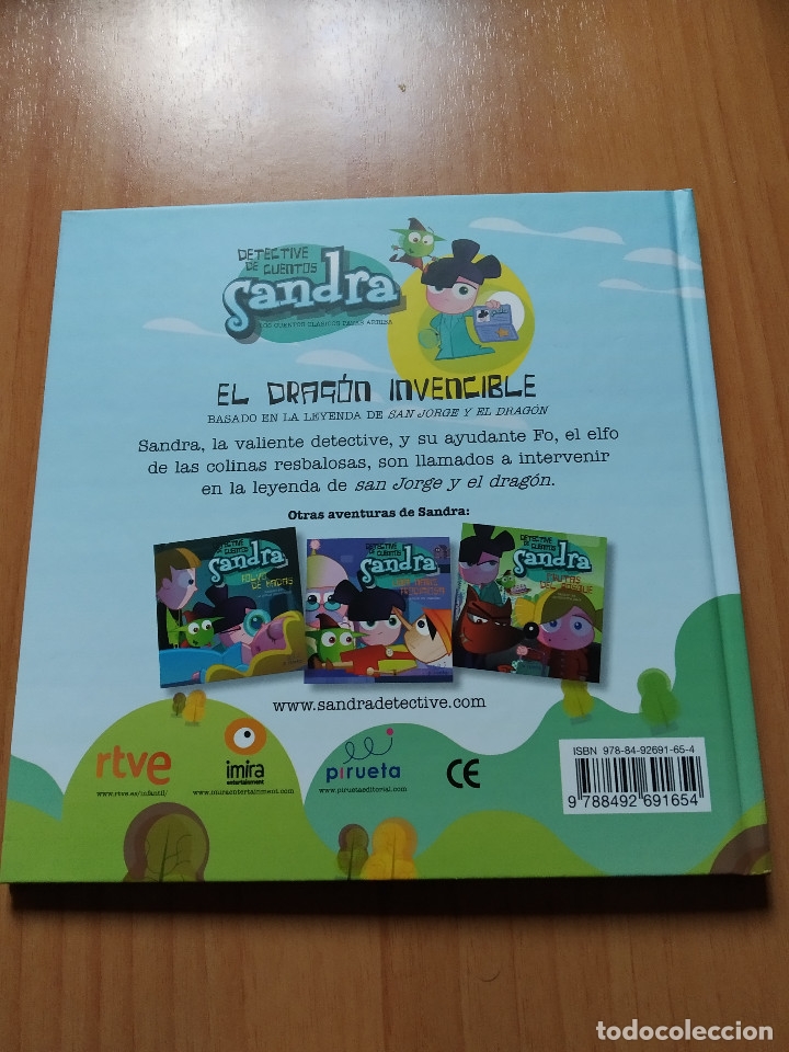 Libros antiguos: Detective de cuentos Sandra el dragon invencible - Foto 2