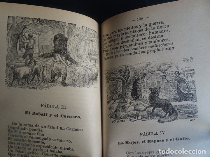 Antiguo Cuento De Calleja Fábulas En Verso Po Comprar Libros Antiguos De Cuentos En 3569