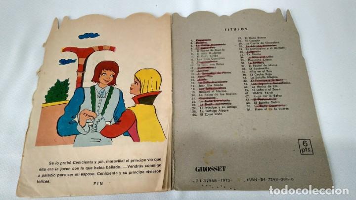 Libros antiguos: CUENTO TROQUELADO.LA CENICIENTA EDITORIAL VILMAR ,6 ptas - Foto 4