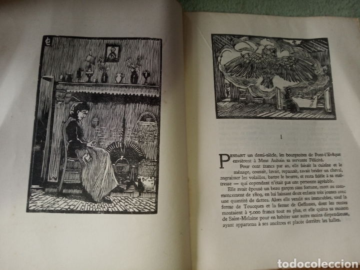 Libros antiguos: Trois contes Gustave Flaubert - Foto 5