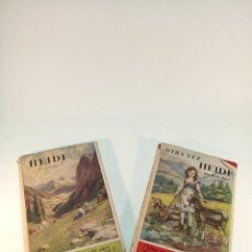 Libros antiguos: LOTE DE 2 CUENTOS DE HEIDI. JUANA SPYRI. JUVENTUD. BARCELONA. 1951, 1953.