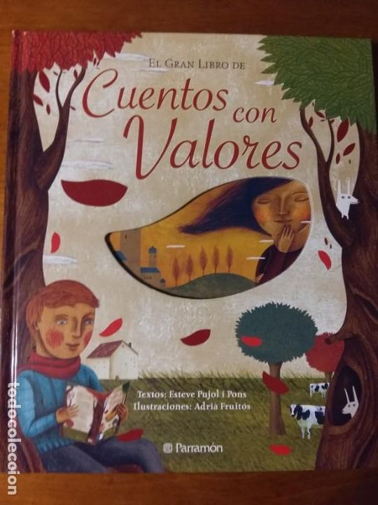 Libros antiguos: Cuentos con valores. Parramon - Foto 1