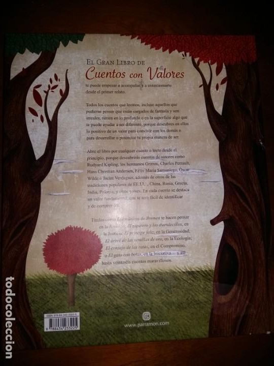 Libros antiguos: Cuentos con valores. Parramon - Foto 3