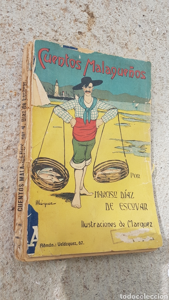 Libros antiguos: Libro Cuentos malague&ntilde;os 1911 - Foto 1