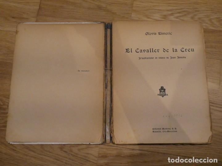 Libros antiguos: EL CAVALLER DE LA CREU, CLOVIS EIMERIC - 1926 - Foto 3