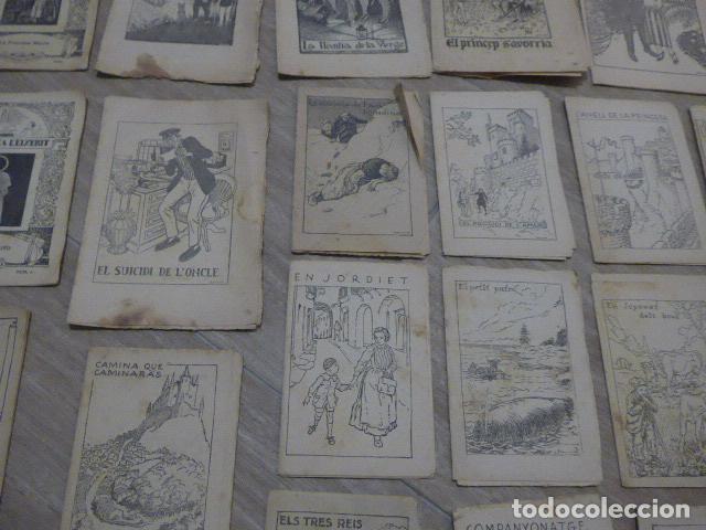 Libros antiguos: Lote 28 antiguos cuentos en catalan de principios s.XX, patufet, originales, catala. Tipo callejas - Foto 7 - 199077043