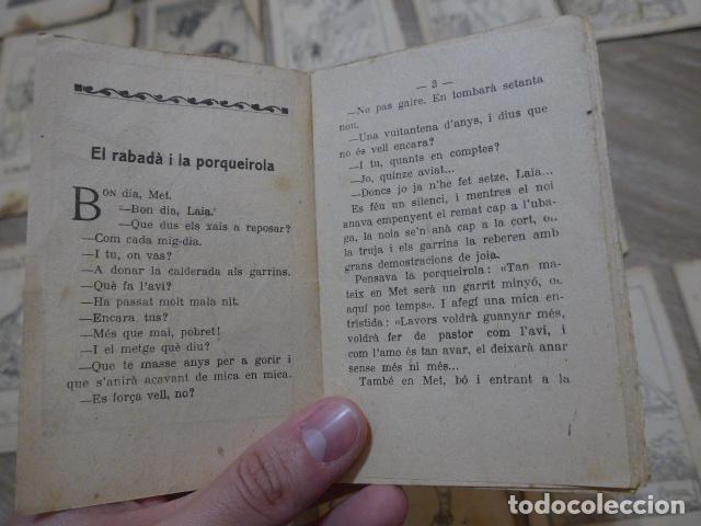 Libros antiguos: Lote 28 antiguos cuentos en catalan de principios s.XX, patufet, originales, catala. Tipo callejas - Foto 15 - 199077043