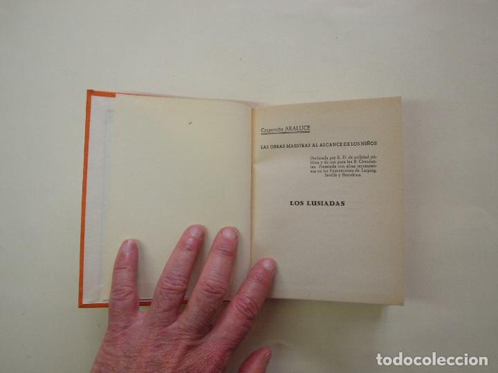 Libros antiguos: LOS LUISIADAS - LUIS DE CAMOENS - LAS OBRAS MAESTRAS AL ALCANCE DE LOS NIÑOS - COL. ARALUCE 1960 - Foto 3 - 199836957
