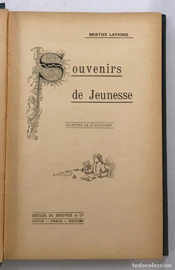 Libros antiguos: SOUVENIRS DE JEUNESSE. - Foto 3