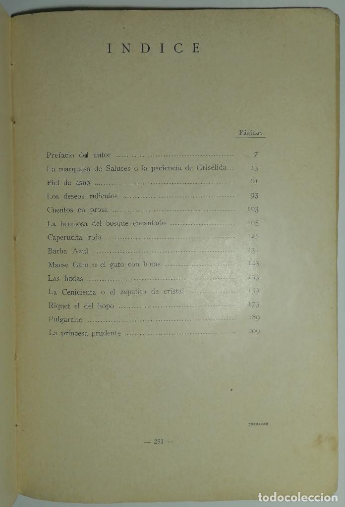 Libros antiguos: CUENTOS. CARLOS PERRAULT. 1920. - Foto 4