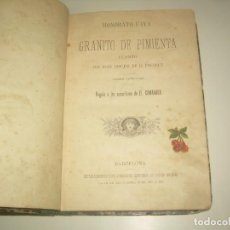 Libros antiguos: GRANITO DE PIMIENTA. CUENTO. HONORATO FAVA. EL CAMARADA, BARCELONA. VER FOTOS. Lote 207398631