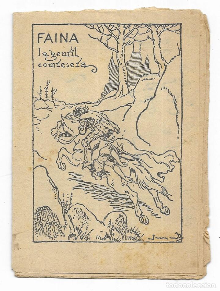 Libros antiguos: Faina, la gentil comteseta . Col. En Patufet n&ordm;- 475 Junceda - Foto 1